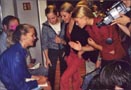 Berit og fans på Stena Line